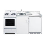 Summit Appliance - 72'' Wide All-in-One Kitchenette with Electric Coil Range