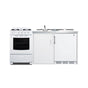 Summit Appliance - 72'' Wide All-in-One Kitchenette with Gas Range