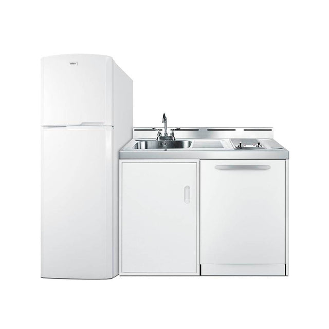 Summit Appliance - 71'' Wide All-In-One Kitchenette with Dishwasher