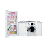 83'' Wide All-In-One Kitchenette with Washer/Dryer Combo