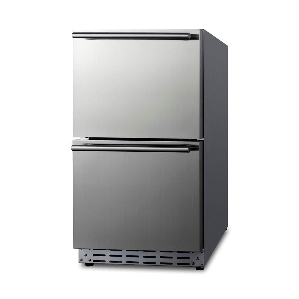 18'' Wide 2-Drawer All-Refrigerator, ADA Compliant