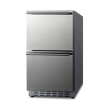 18'' Wide 2-Drawer All-Refrigerator, ADA Compliant