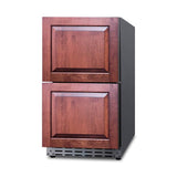 18'' Wide Outdoor 2-Drawer All-Refrigerator, ADA Compliant