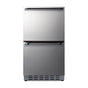 Summit Appliance - 18'' Wide Outdoor 2-Drawer All-Refrigerator, ADA Compliant