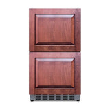 Summit Appliance - 18'' Wide 2-Drawer All-Refrigerator, ADA Compliant