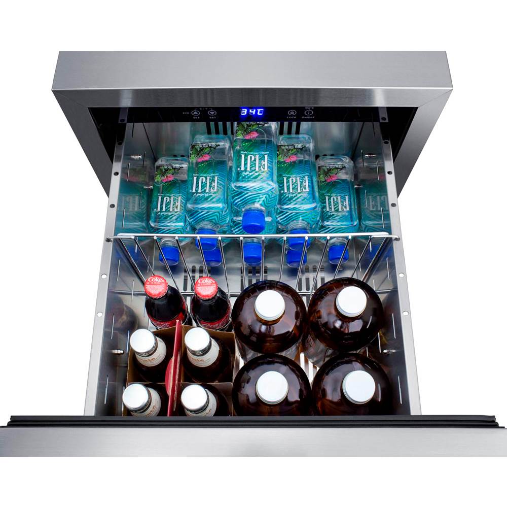 18'' Wide 2-Drawer All-Refrigerator, ADA Compliant