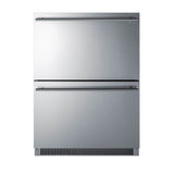 Summit Appliance - 24'' Wide 2-Drawer All-Refrigerator, ADA Compliant