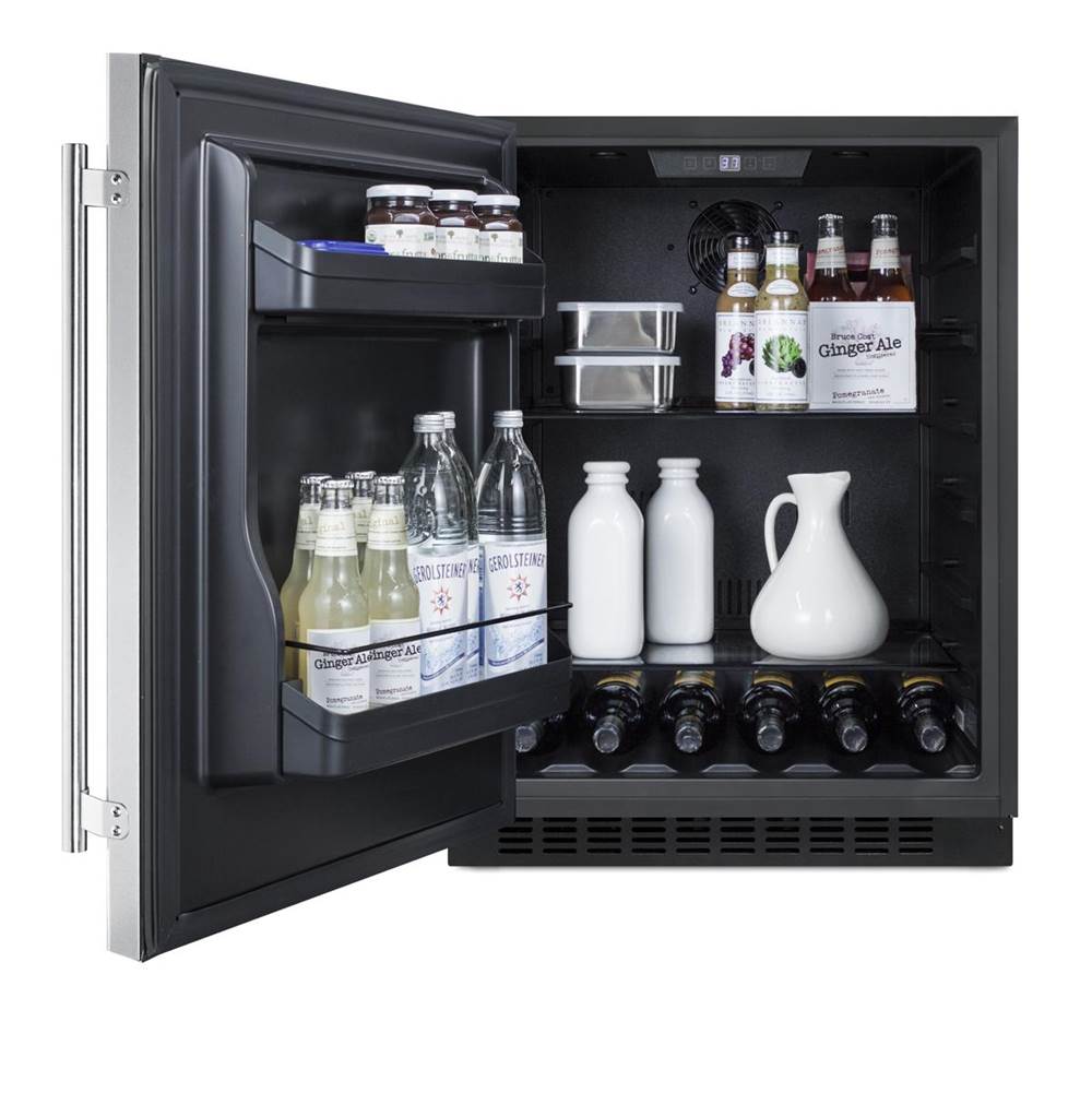 24'' Wide Built-In All-Refrigerator, ADA Compliant