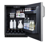 24'' Wide Built-In All-Refrigerator, ADA Compliant