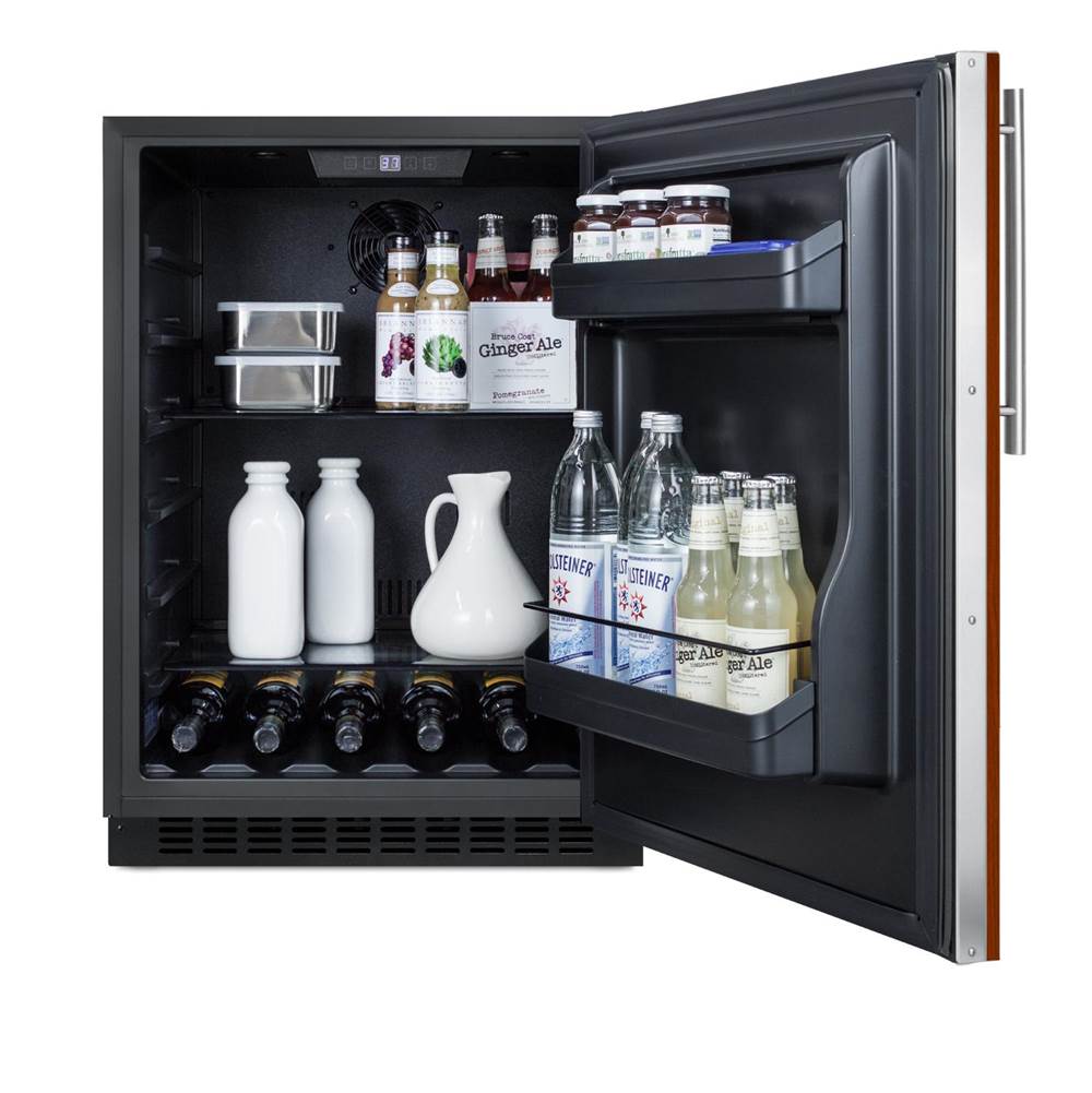24'' Wide Built-In All-Refrigerator, ADA Compliant (Panel Not Included)
