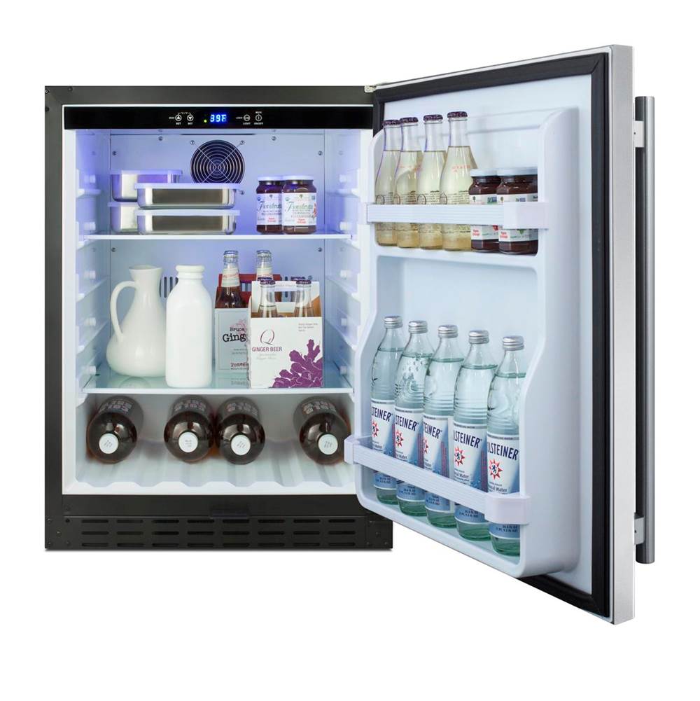 24'' Wide Built-In All-Refrigerator, ADA Compliant