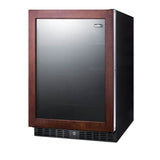 24'' Wide Built-In Beverage Center, ADA Compliant (Panel Not Included)