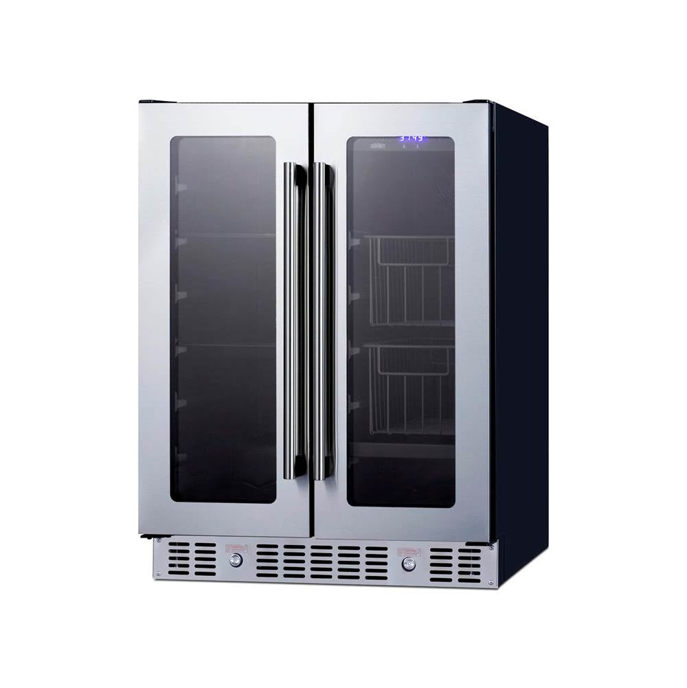 24'' Built-In Dual-Zone Produce Refrigerator, ADA Compliant