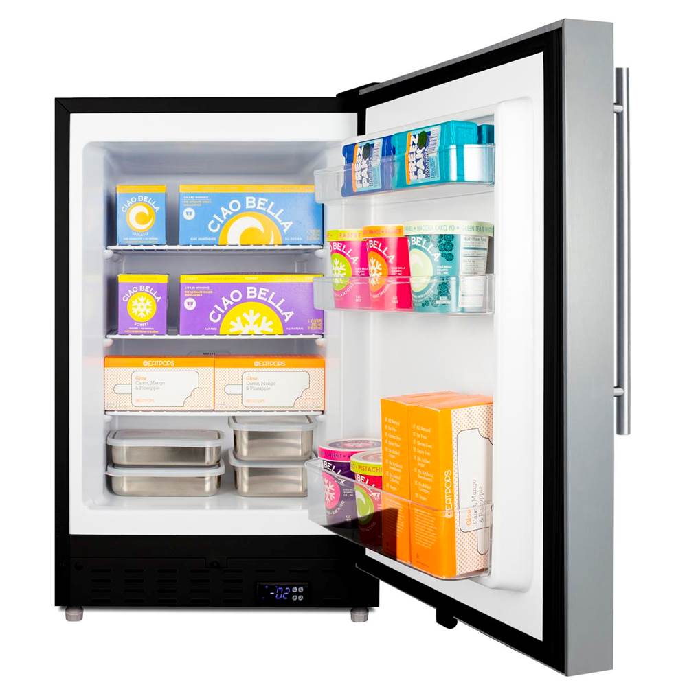 21'' Wide Built-In All-Freezer, ADA Compliant