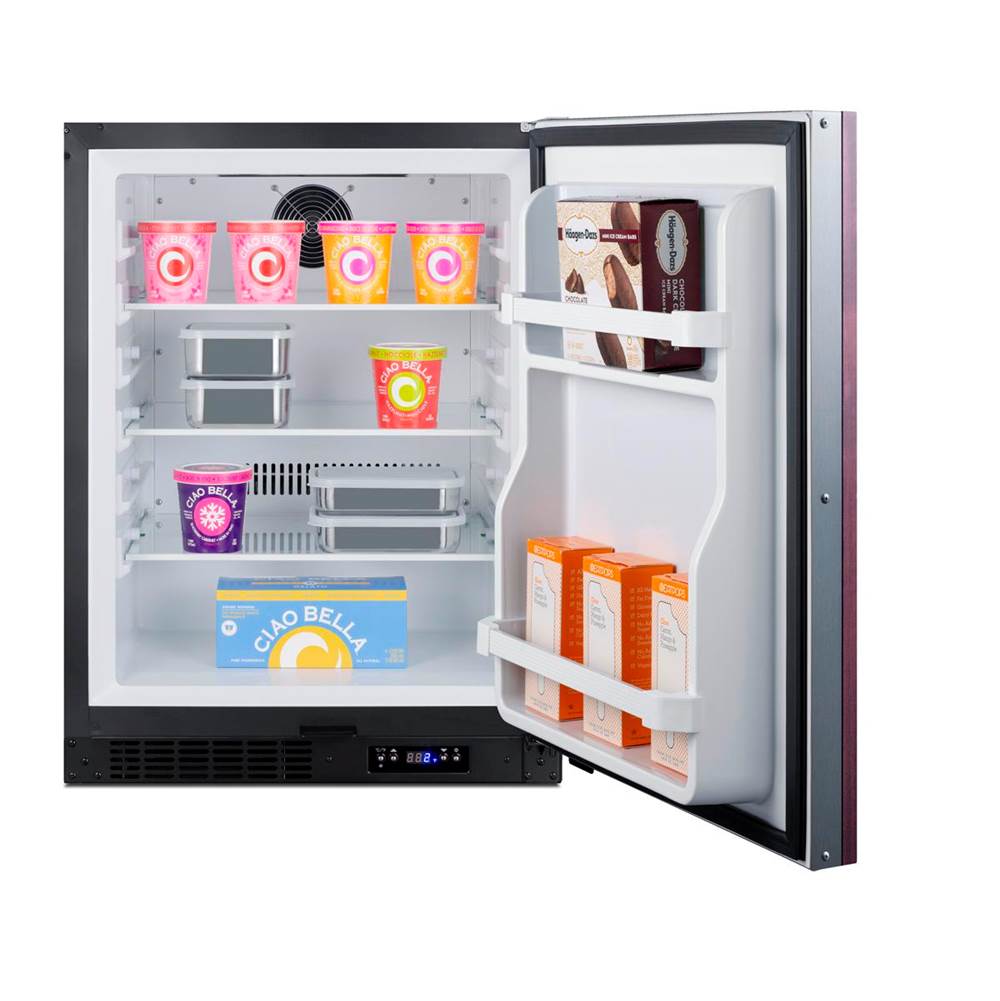 24'' Wide Built-In All-Freezer, ADA Compliant (Panel Not Included)