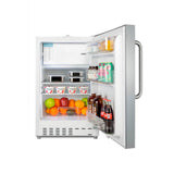 21'' Wide Built-in Refrigerator-Freezer, ADA Compliant