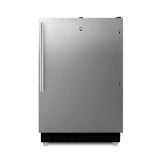 Summit Appliance - 21'' Wide Built-in Refrigerator-Freezer, ADA Compliant