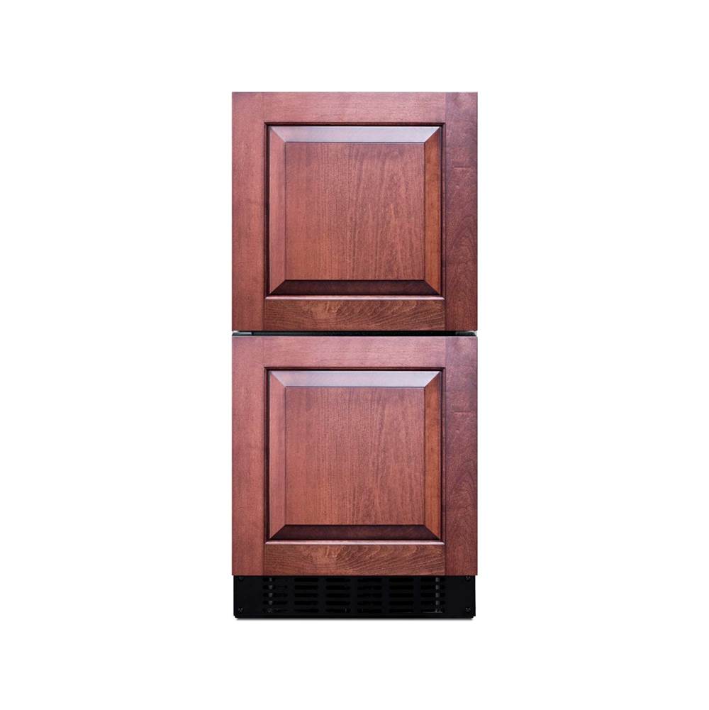 Summit Appliance - 15'' Wide 2-Drawer All-Refrigerator, ADA Compliant (Panels Not Included)