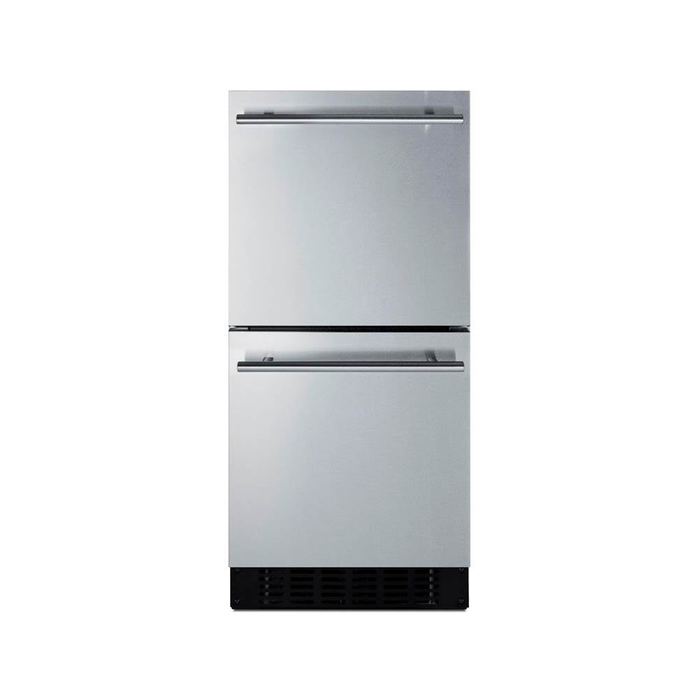 Summit Appliance - 15'' Wide 2-Drawer All-Refrigerator, ADA Compliant