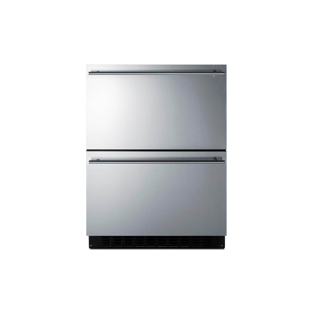 Summit Appliance - 24'' Wide 2-Drawer All-Refrigerator, ADA Compliant