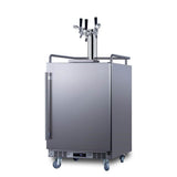 24'' Wide Built-In Outdoor Commercial Beer Kegerator
