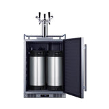 24'' Wide Built-In Outdoor Commercial Beer Kegerator