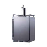 24'' Wide Built-In Outdoor Commercial Beer Kegerator