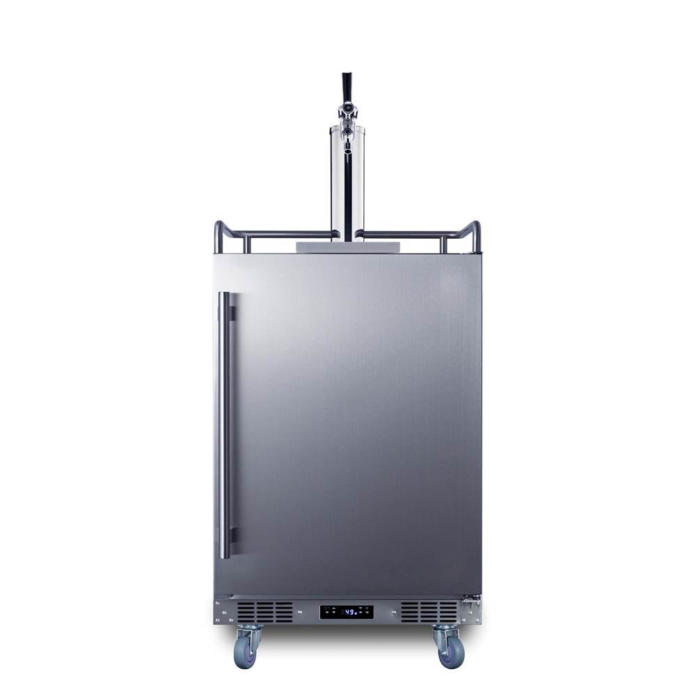 Summit Appliance - 24'' Wide Built-In Outdoor Commercial Beer Kegerator
