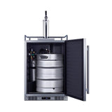 24'' Wide Built-In Outdoor Commercial Beer Kegerator