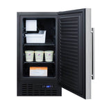 18'' 8 lb. Drain-Free Icemaker, ADA Compliant