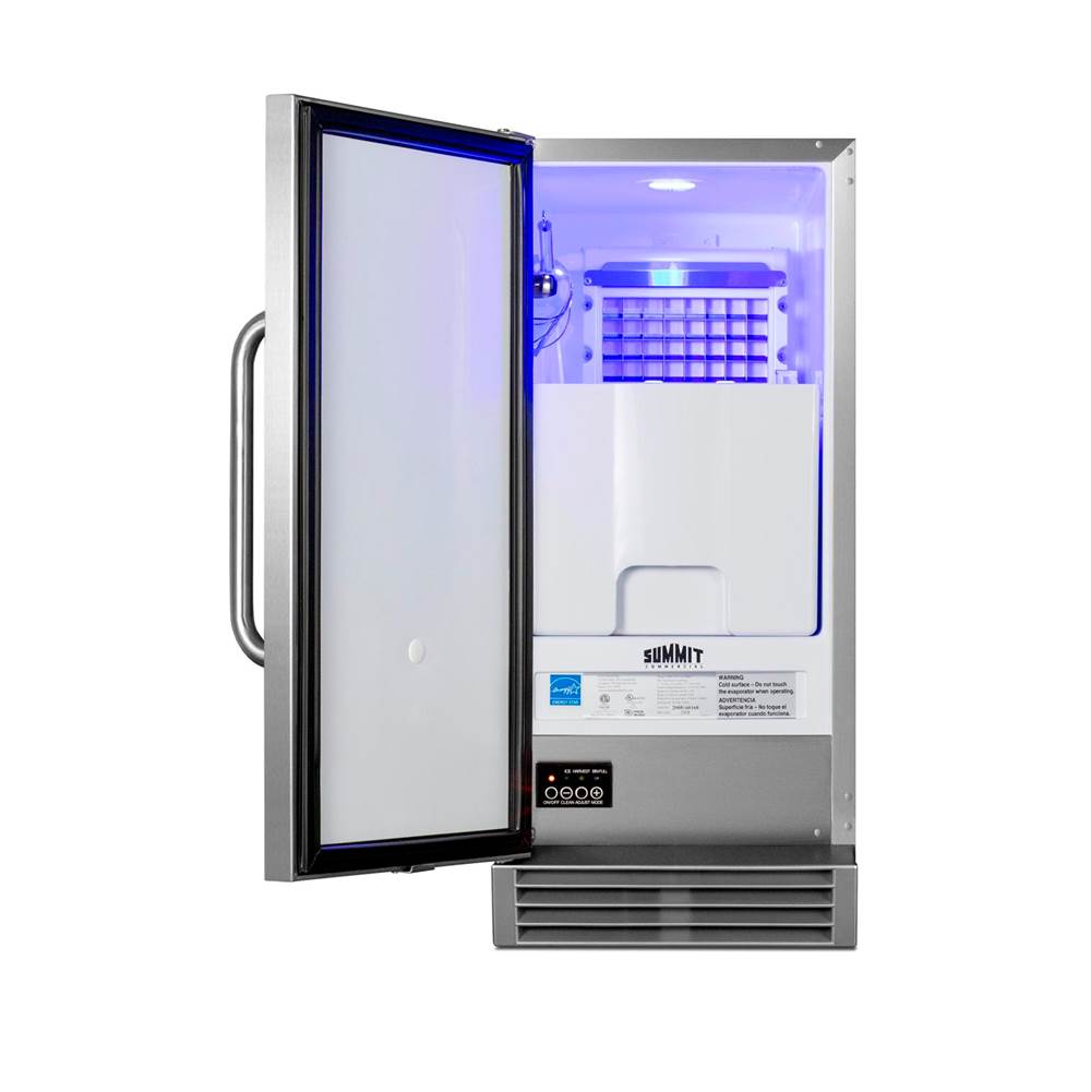 Built-In 50 lb. Clear Icemaker