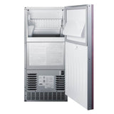62 lb. Clear Outdoor Icemaker (Panel Not Included)