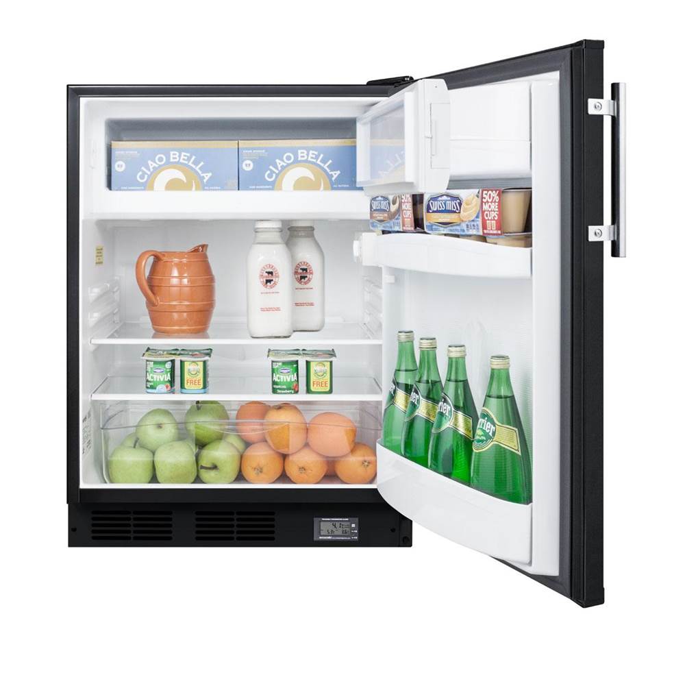 24'' Wide Break Room Refrigerator-Freezer, ADA Compliant