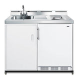 Summit Appliance - 48'' Wide Mobile All-In-One Kitchenette, No Plumbing Needed