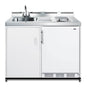 Summit Appliance - 48'' Wide Mobile All-In-One Kitchenette, No Plumbing Needed