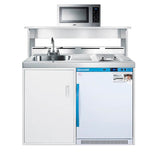 Summit Appliance - 48'' Wide All-In-One Wellness Room Kitchenette with Microwave