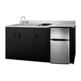 72'' Wide All-In-One Kitchenette, ADA Counter Height