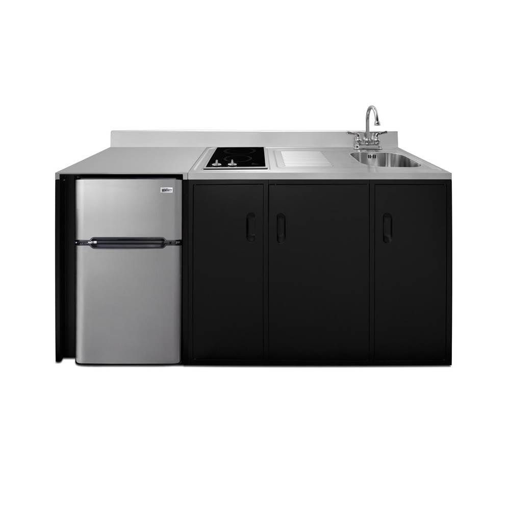 Summit Appliance - 72'' Wide All-In-One Kitchenette, ADA Counter Height