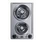 Summit Appliance - 12'' Wide 115V 2-Burner Coil Cooktop