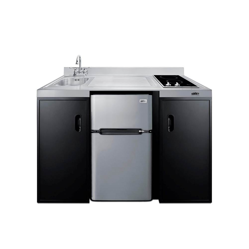 Summit Appliance - 54'' Wide All-In-One Kitchenette, ADA Counter Height