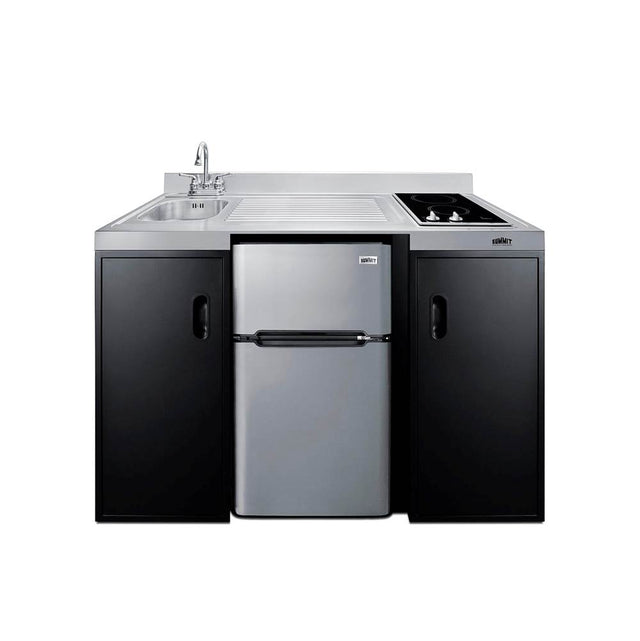Summit Appliance - 54'' Wide All-In-One Kitchenette, ADA Counter Height