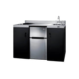 54'' Wide All-In-One Kitchenette, ADA Counter Height