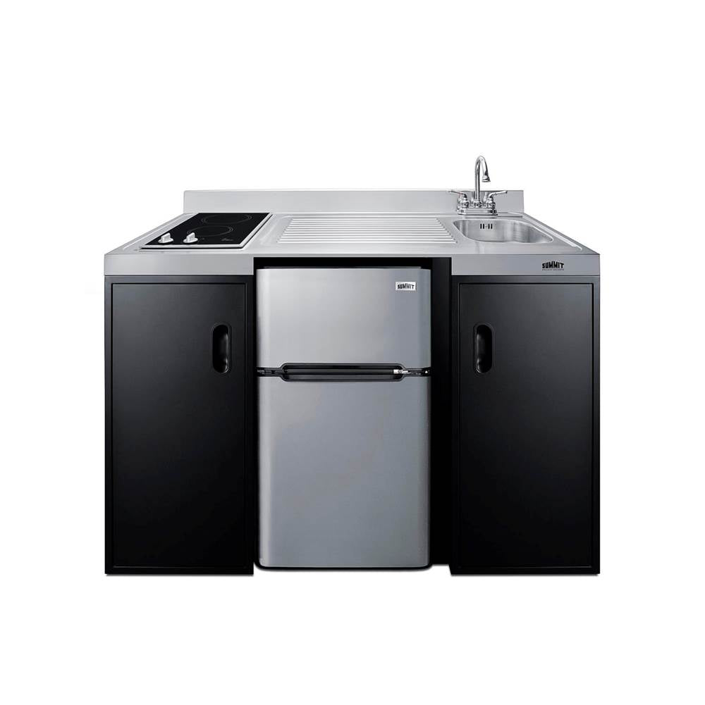 Summit Appliance - 54'' Wide All-In-One Kitchenette, ADA Counter Height
