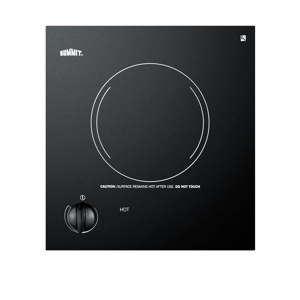 Summit Appliance - 12'' Wide 115V 1-Burner Radiant Cooktop