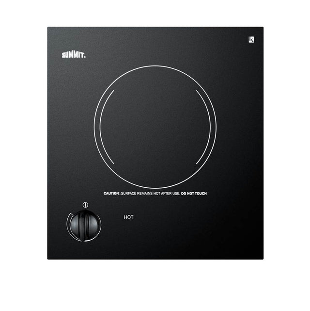 Summit Appliance - 12'' Wide 115V 1-Burner Radiant Cooktop