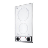 12'' Wide 115V 2-Burner Radiant Cooktop
