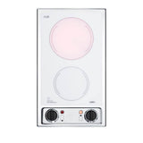 Summit Appliance - 12'' Wide 115V 2-Burner Radiant Cooktop