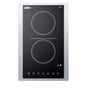 Summit Appliance - 15'' Wide 115V 2-Burner Radiant Cooktop
