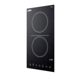 12'' Wide 115V 2-Burner Radiant Cooktop
