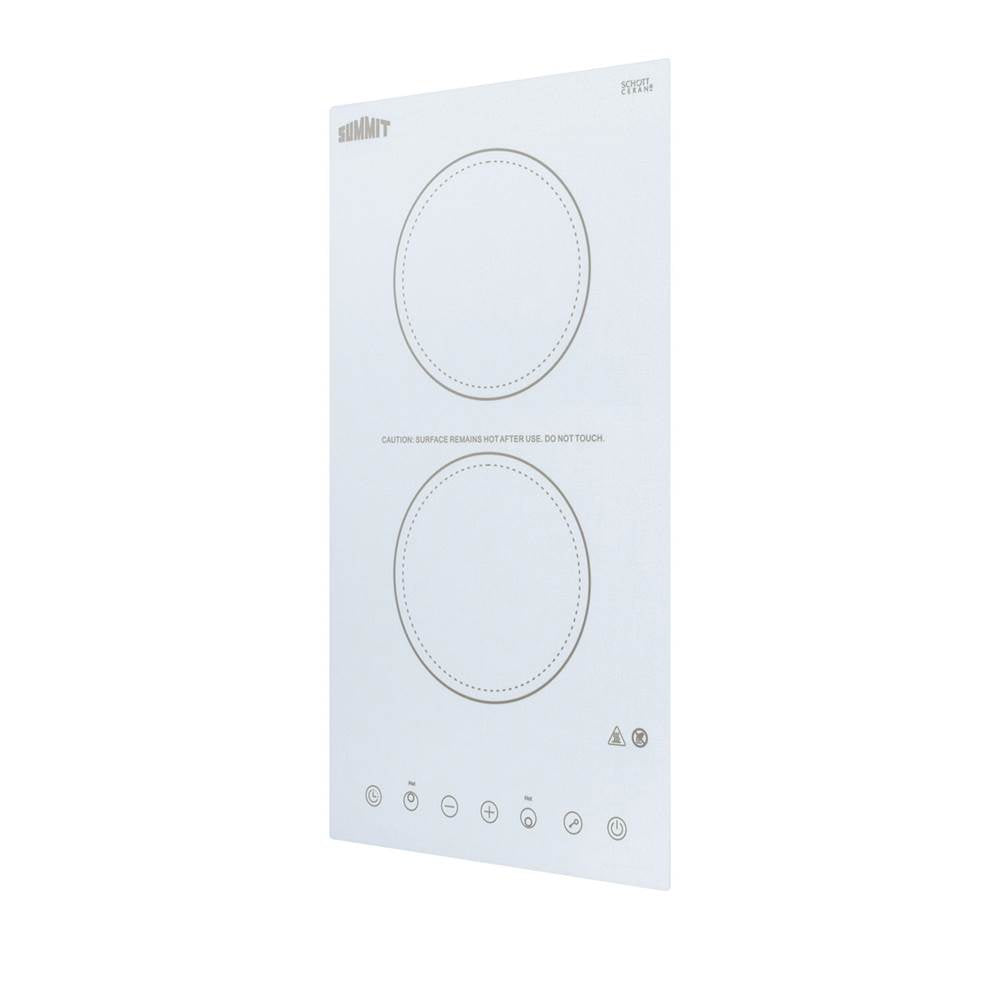 12'' Wide 115V 2-Burner Radiant Cooktop